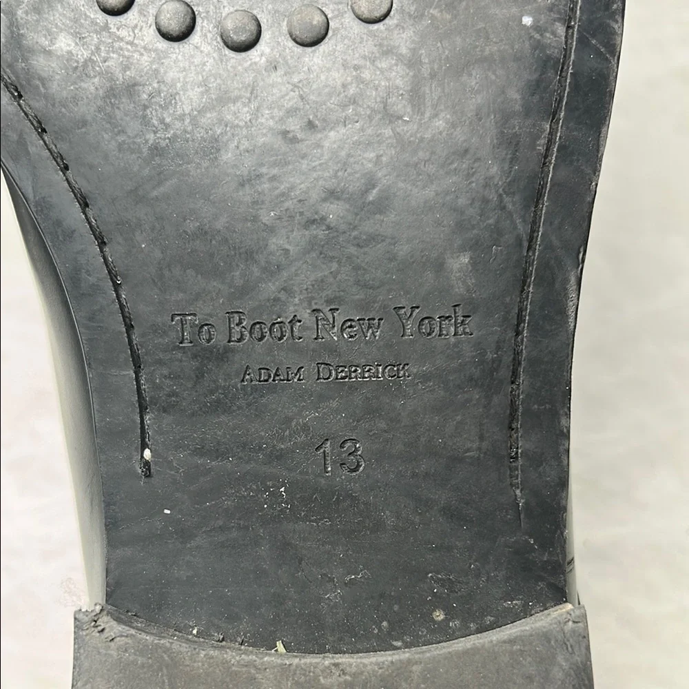 To Boot New York Black Leather Oxfords Sleek Formal Design | 13